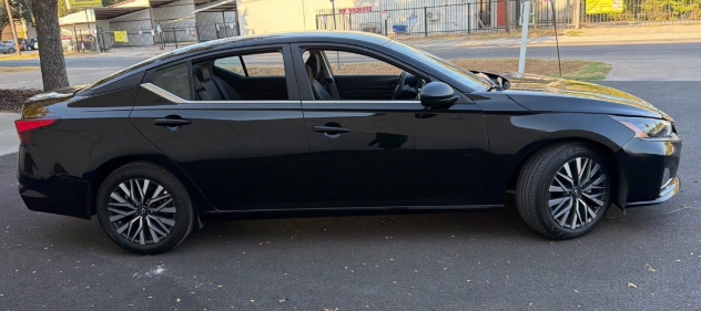 2026 Nissan Altima SV black side angle VIN 1N4BL4DV1TN324455 Dallas TX