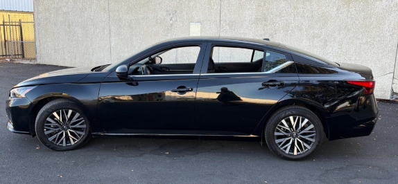 2026 Nissan Altima SV black driver side profile VIN 1N4BL4DV1TN324455 Dallas TX