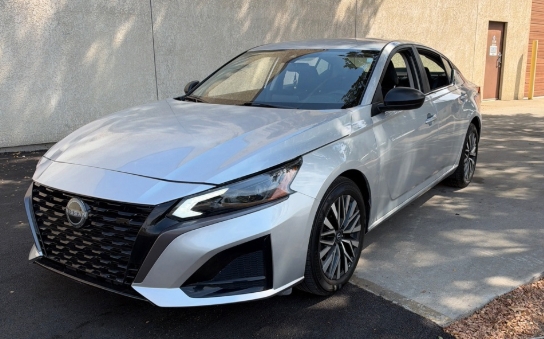 2026 Nissan Altima SV silver front left corner VIN 1N4BL4DV5TN319260 for sale Dallas TX