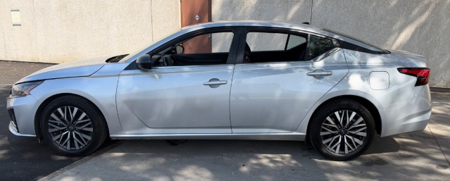 2026 Nissan Altima SV silver silver driver side profile VIN 1N4BL4DV5TN319260 for sale Dallas TX