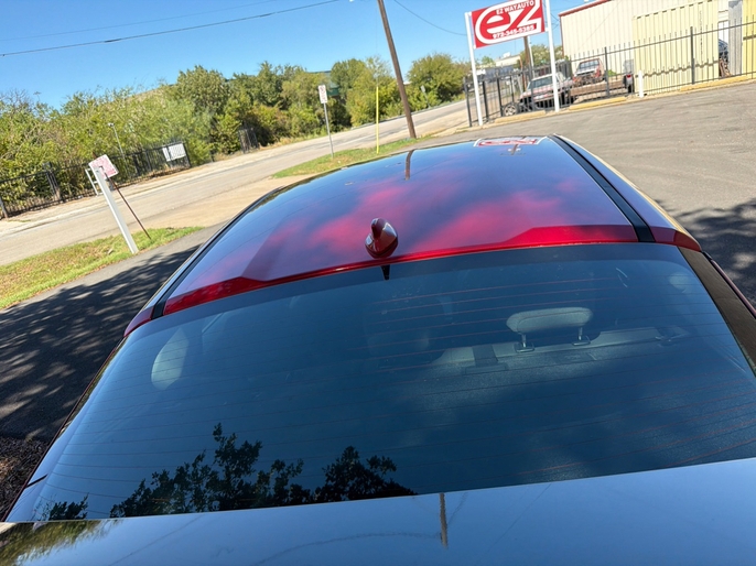 2025 Kia K4 LXS red rear window and roof VIN 3KPFT4DE7SE033635 Dallas TX